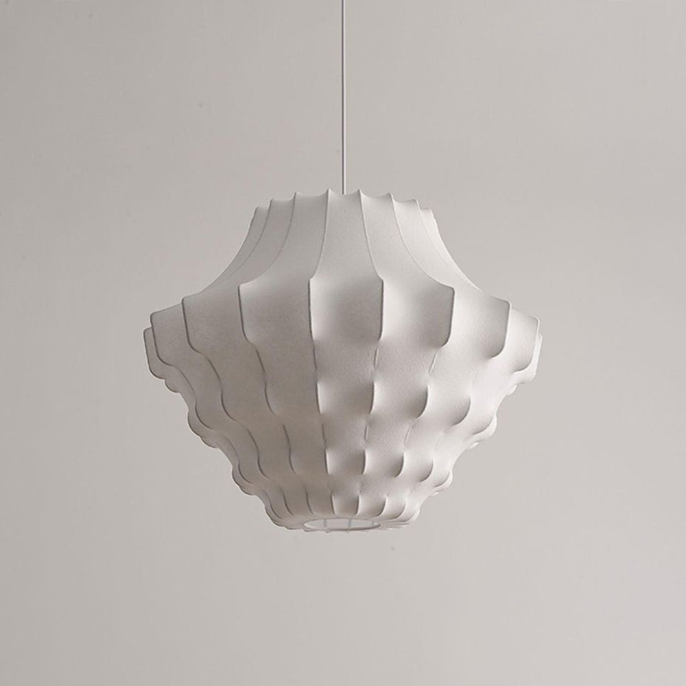 Ritta Design Italien Luminaires Suspensions Moderne Métal Soie Blanc Salle à Manger - Neutralighting
