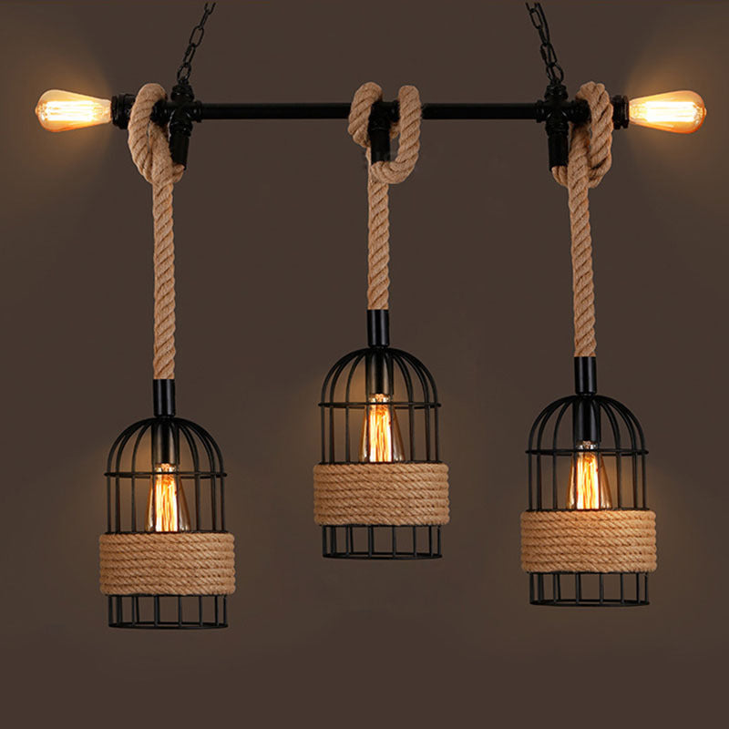 Epoch Suspension LED Rétro en Métal Noir Pour Café/Bar/Salle à Manger - Neutralighting