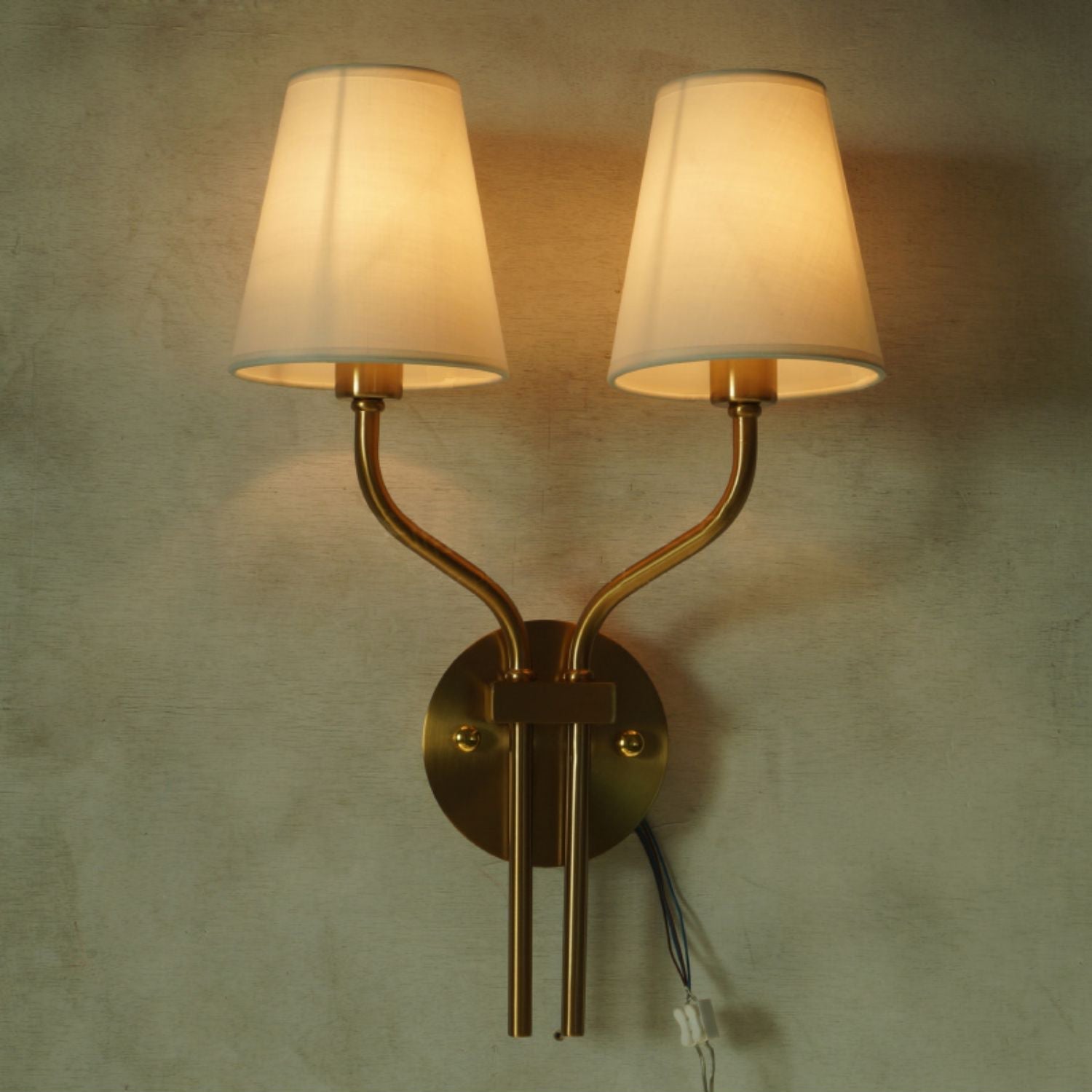Ulcaran Applique Murale en Métal et Tissu Style Industriel Vintage - Neutralighting