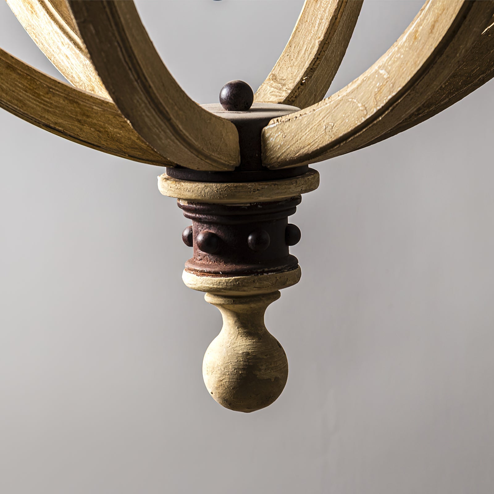Ozorel Vintage Industrial Metal Wood Pendant Lamp - Lamp Copper