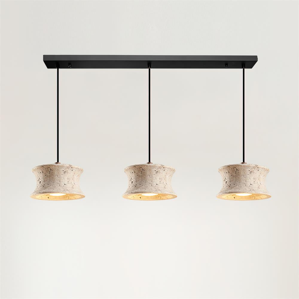 Ritta Lampe Pendante Travertin Sculptural - Neutralighting