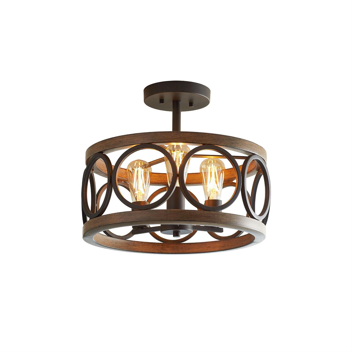 Arthaen Lampe de Plafond Métallique Industrielle Vintage - Neutralighting
