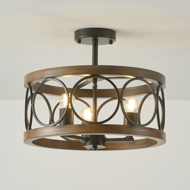Arthaen Lampe de Plafond Métallique Industrielle Vintage - Neutralighting