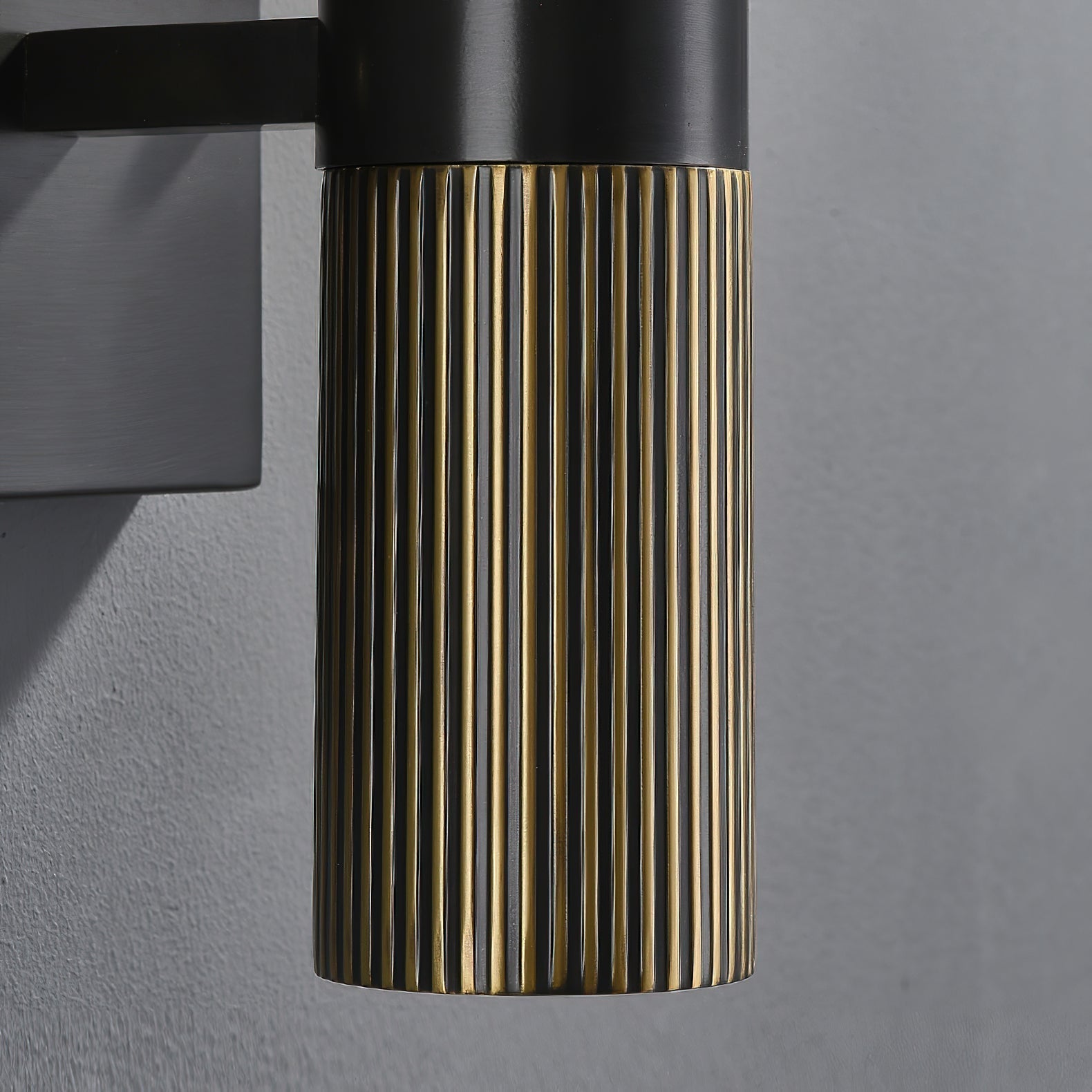 Olnoreth Modern Minimalist Metal Alabaster Wall Lamp - Lamp Copper