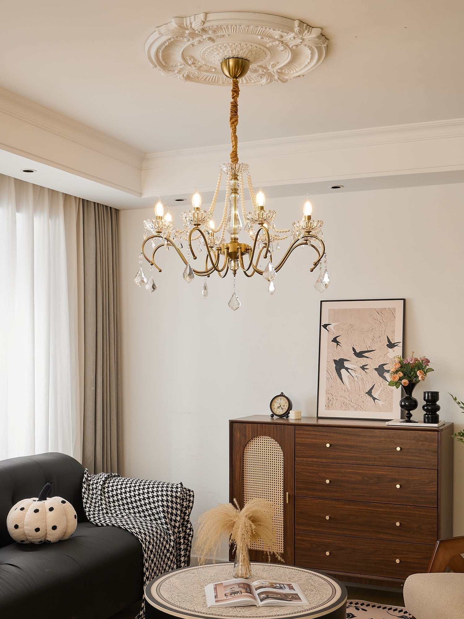 Vavenus Lustre Postmoderne de Luxe en Cristal Artistique - Neutralighting