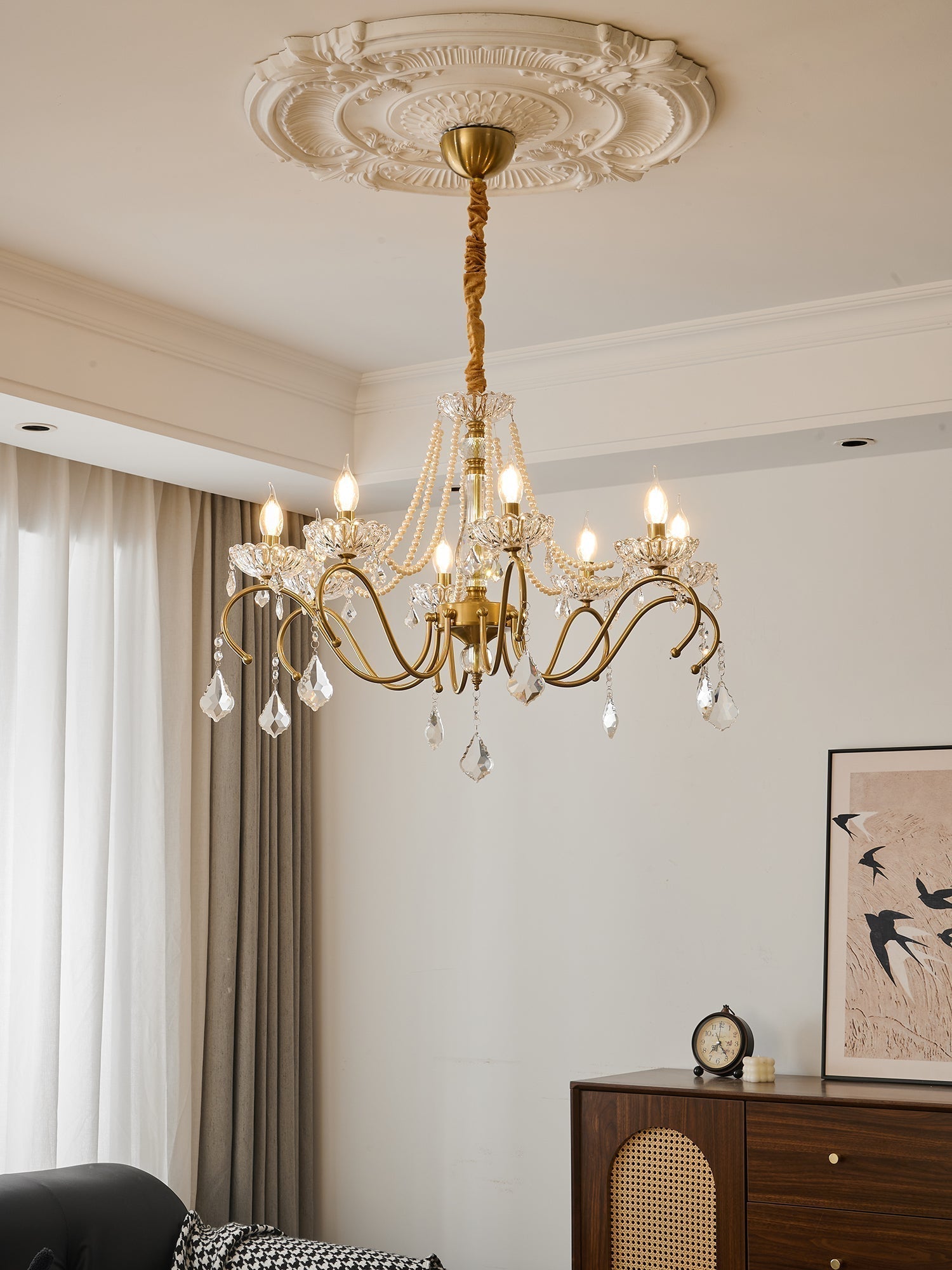 Vavenus Lustre Postmoderne de Luxe en Cristal Artistique - Neutralighting