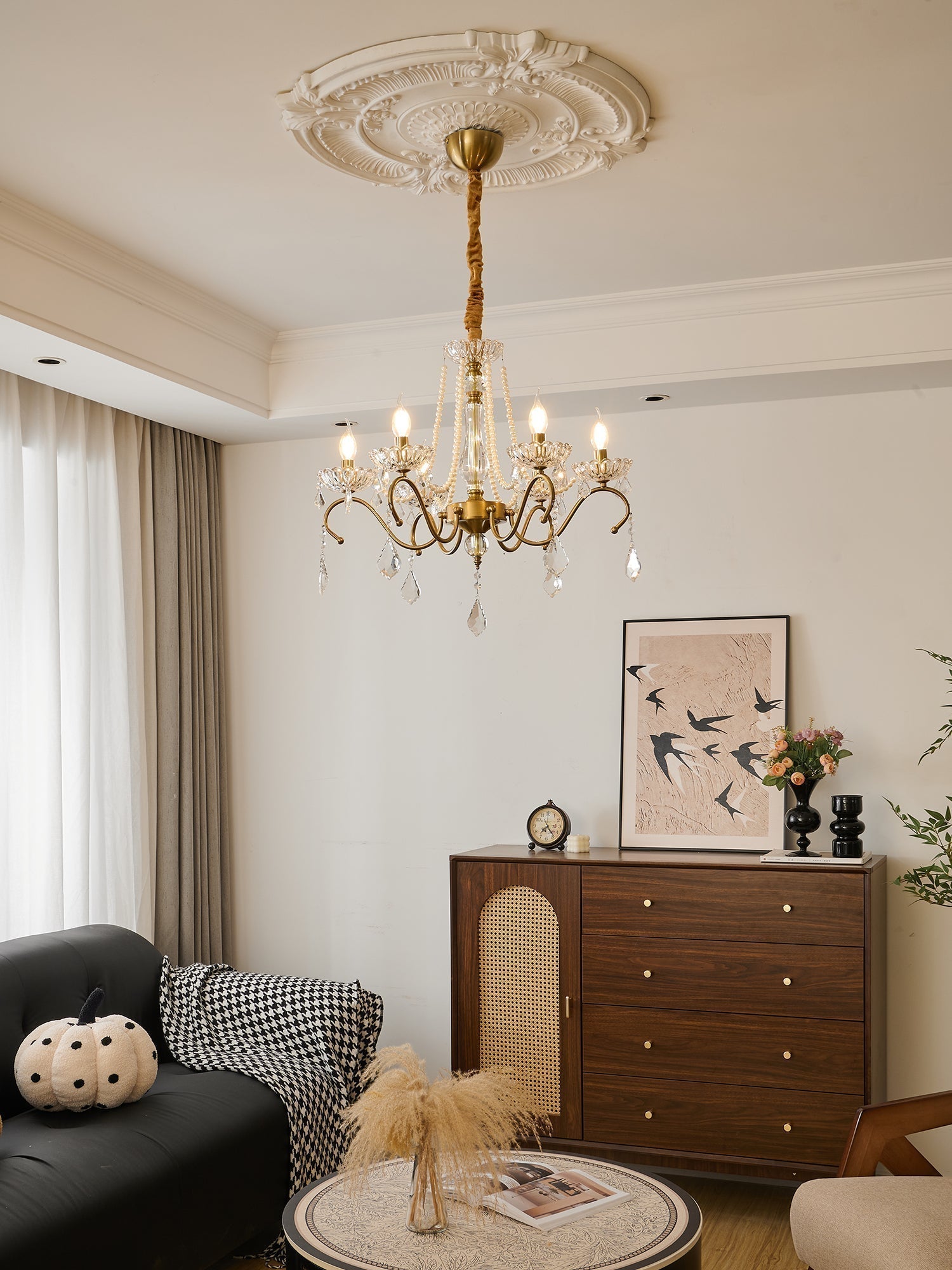 Vavenus Lustre Postmoderne de Luxe en Cristal Artistique - Neutralighting