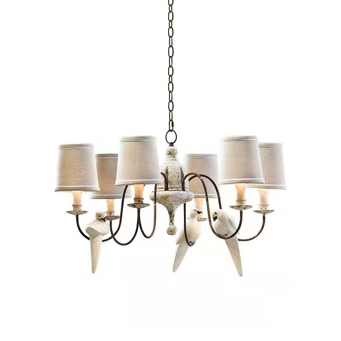 Avcarora Lustre en Tissu et Métal Postmoderne de Luxe - Neutralighting