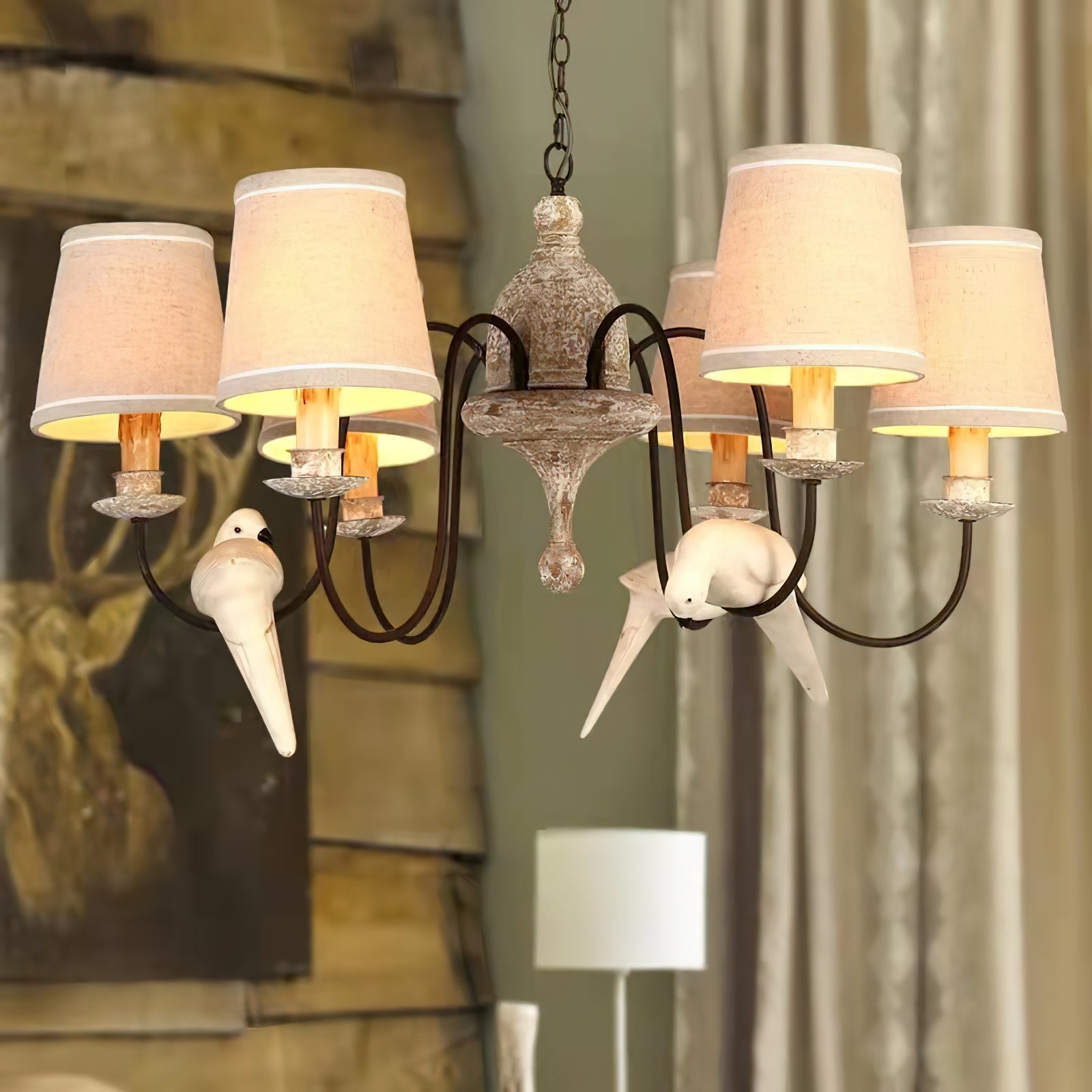 Avcarora Lustre en Tissu et Métal Postmoderne de Luxe - Neutralighting