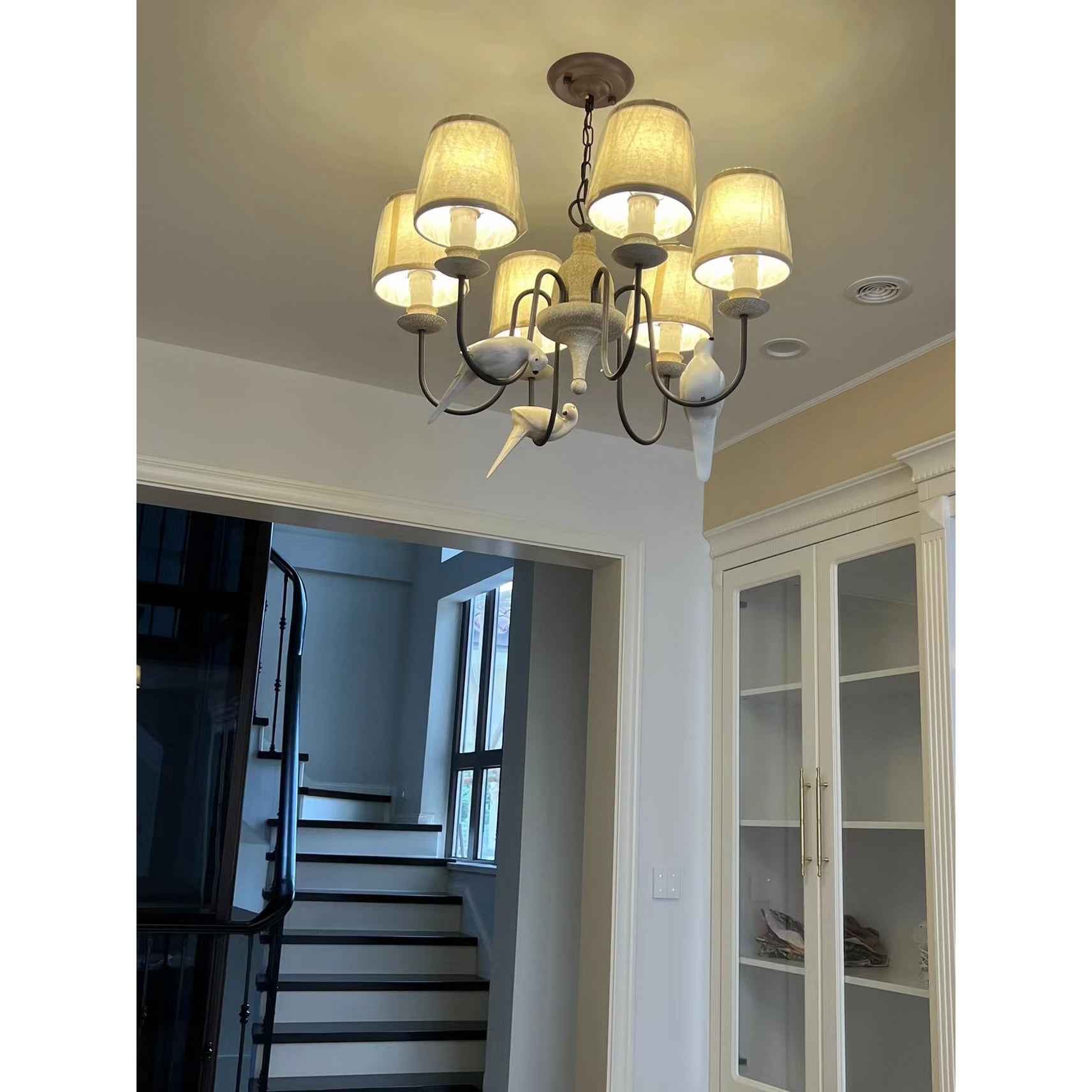 Avcarora Lustre en Tissu et Métal Postmoderne de Luxe - Neutralighting