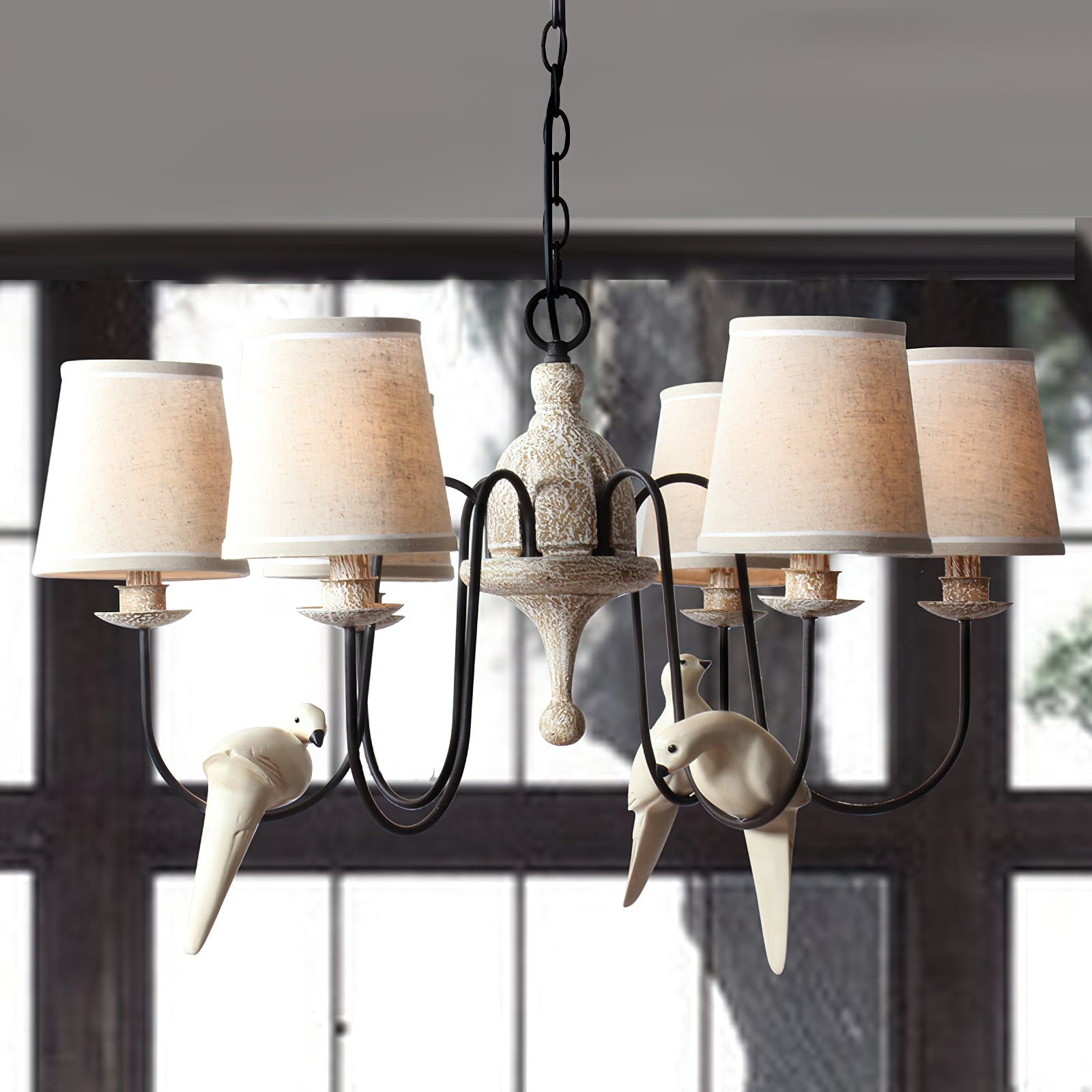 Avcarora Lustre en Tissu et Métal Postmoderne de Luxe - Neutralighting