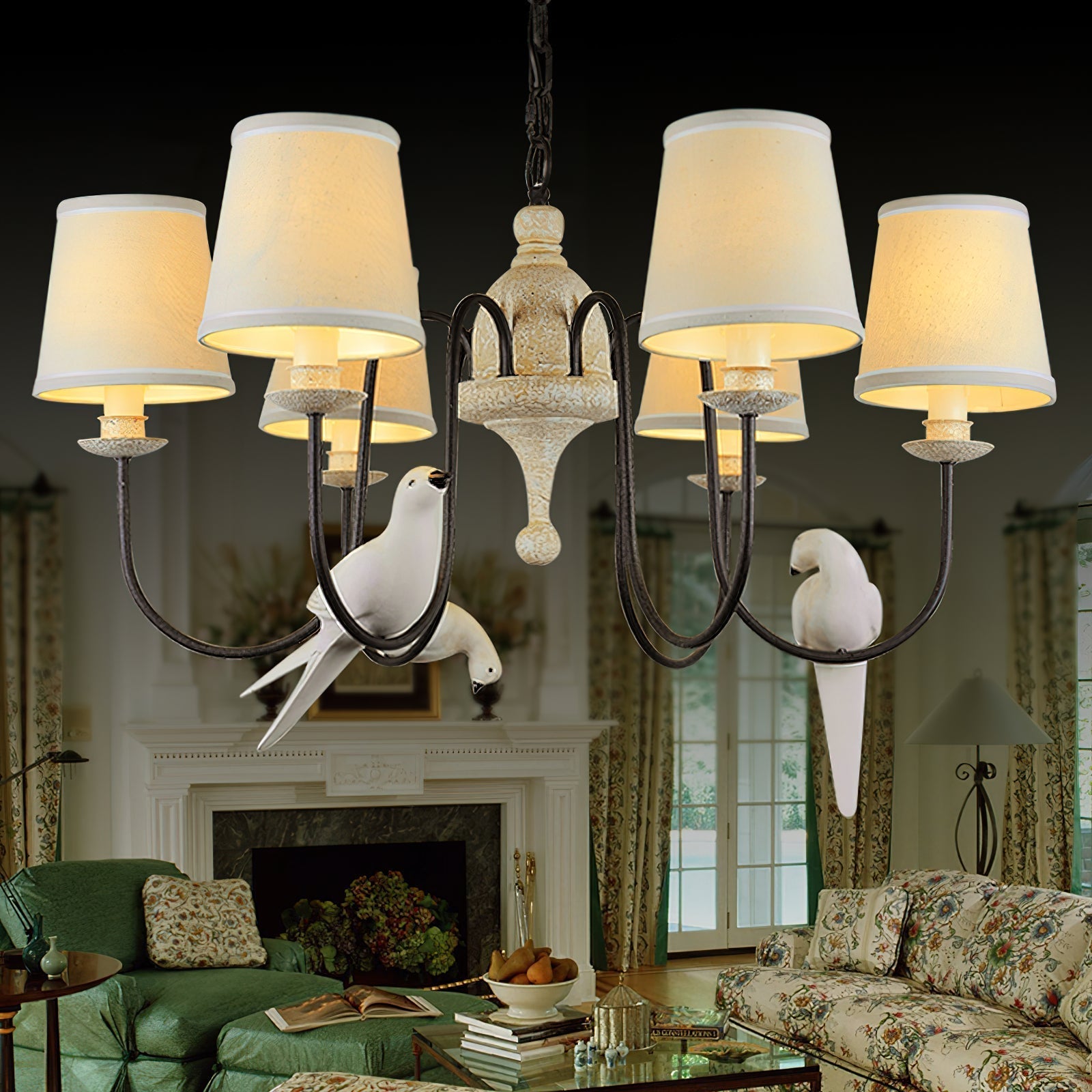 Avcarora Lustre en Tissu et Métal Postmoderne de Luxe - Neutralighting