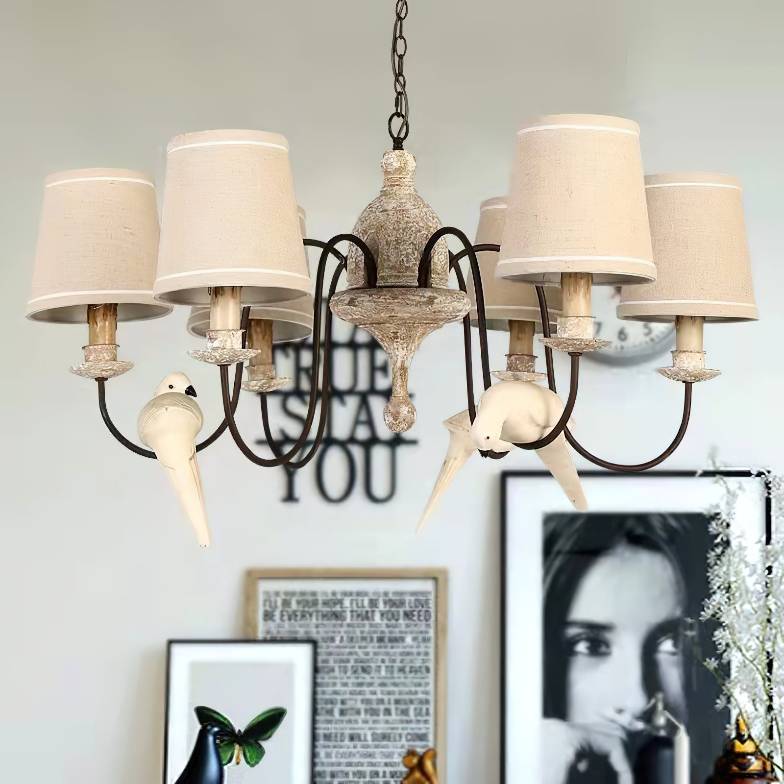 Avcarora Lustre en Tissu et Métal Postmoderne de Luxe - Neutralighting