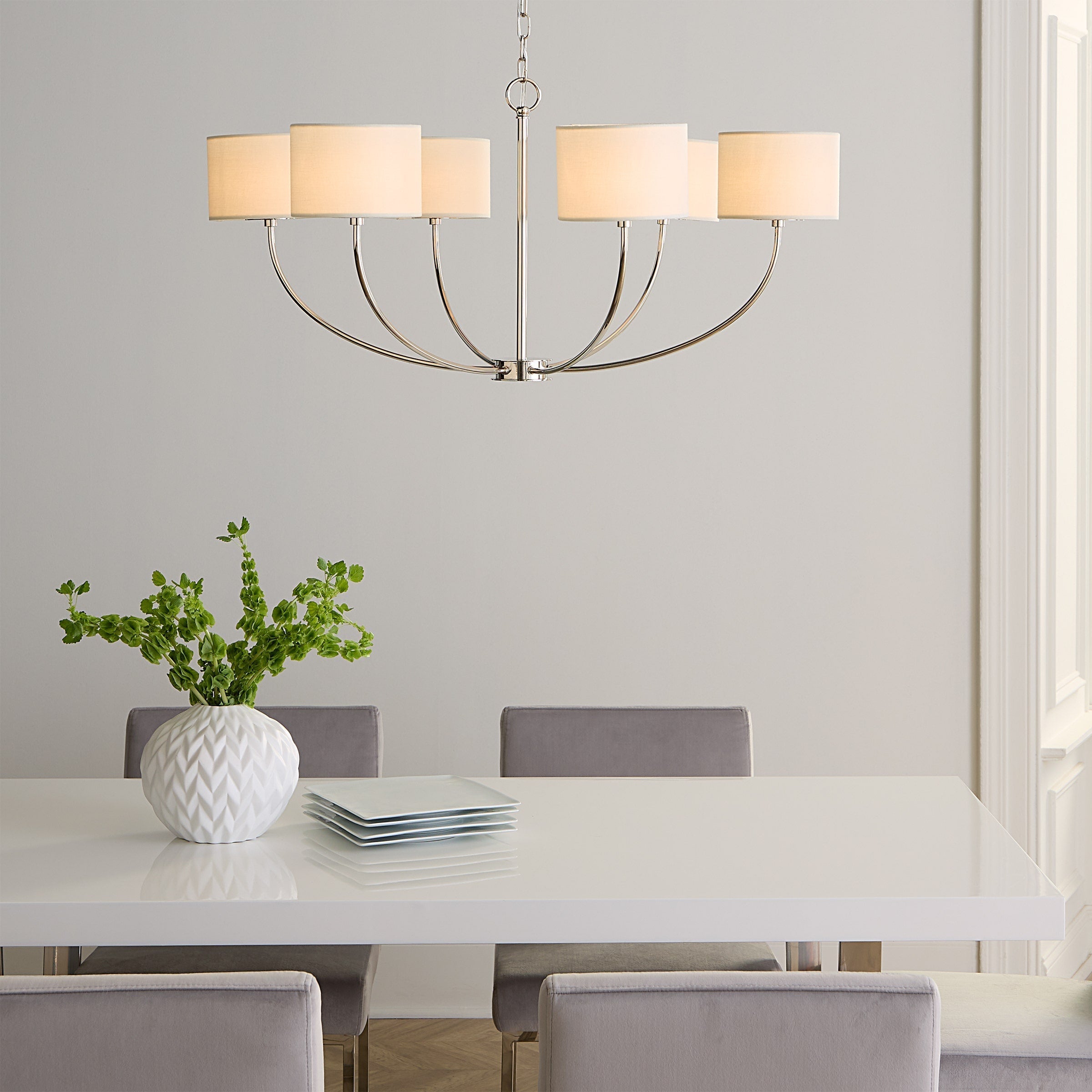Mycaren Vintage Industrial Brass Fabric Chandelier - Lamp Copper