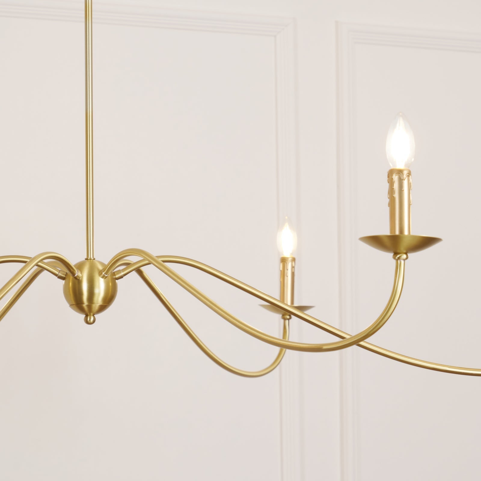 Varese Chandelier 6-Light Candle - Lamp Copper