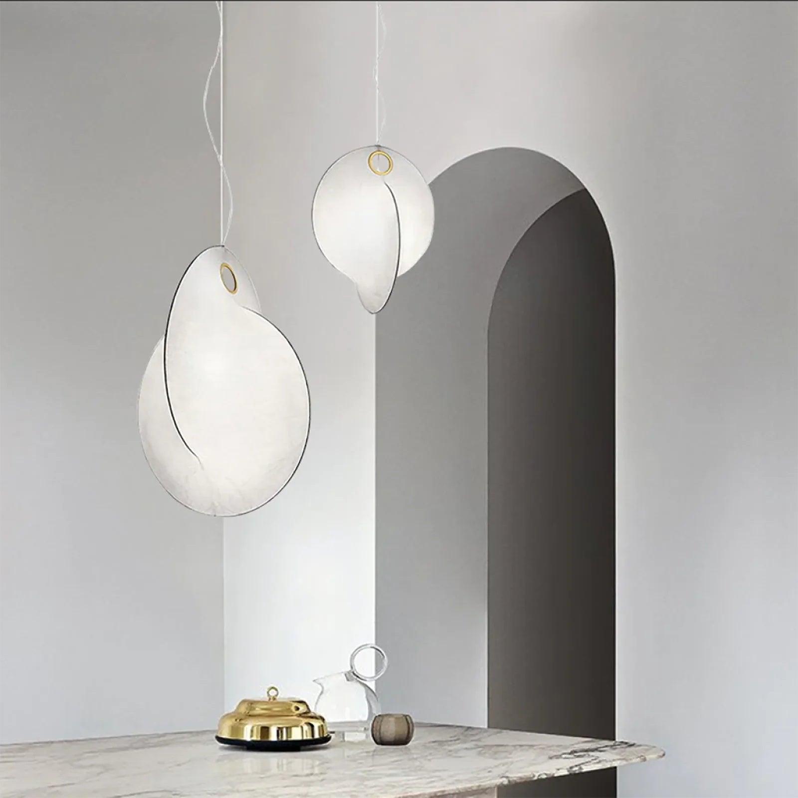Ballet Lustre Pendentif Blanc Forme Organique - Neutralighting