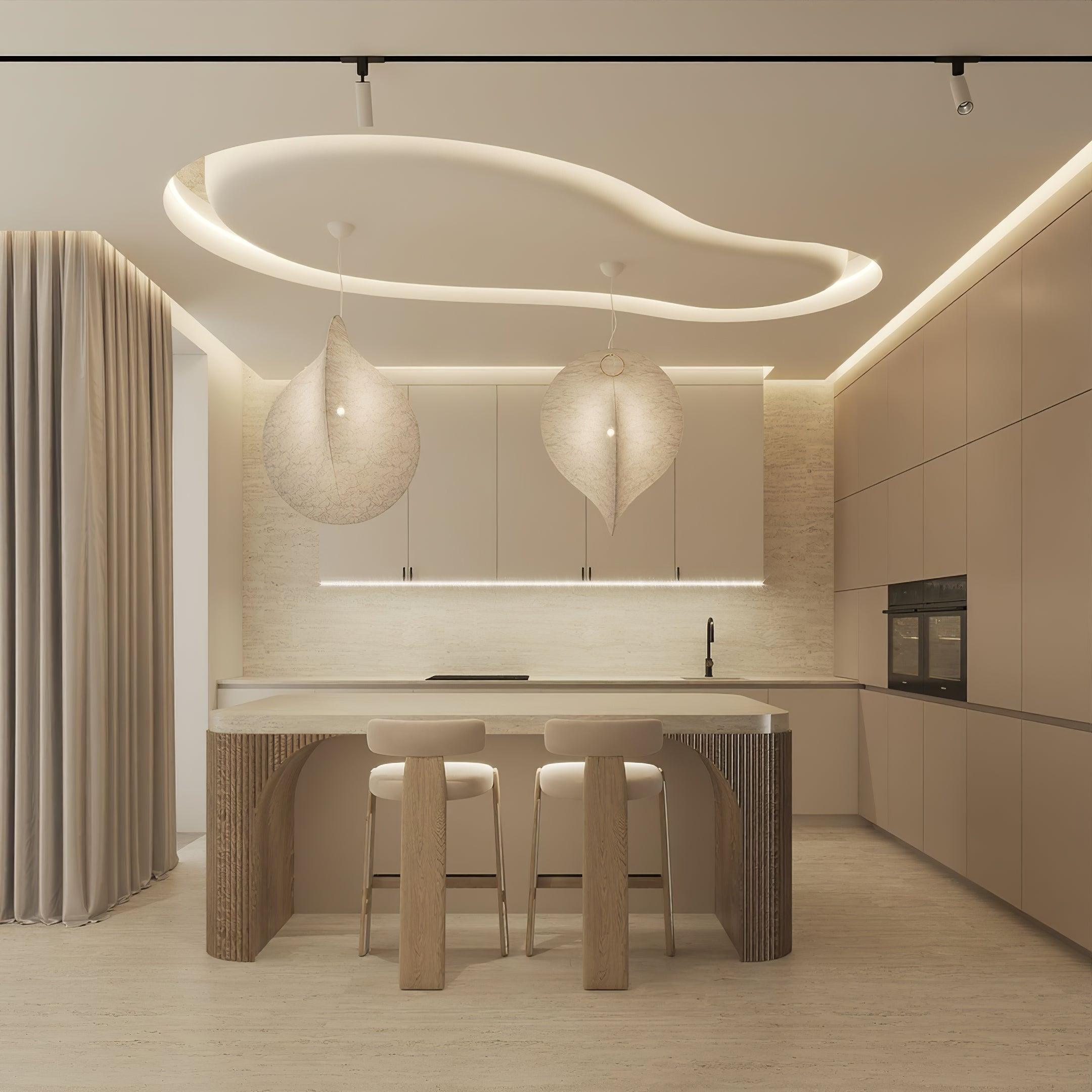 Ballet Lustre Pendentif Blanc Forme Organique - Neutralighting