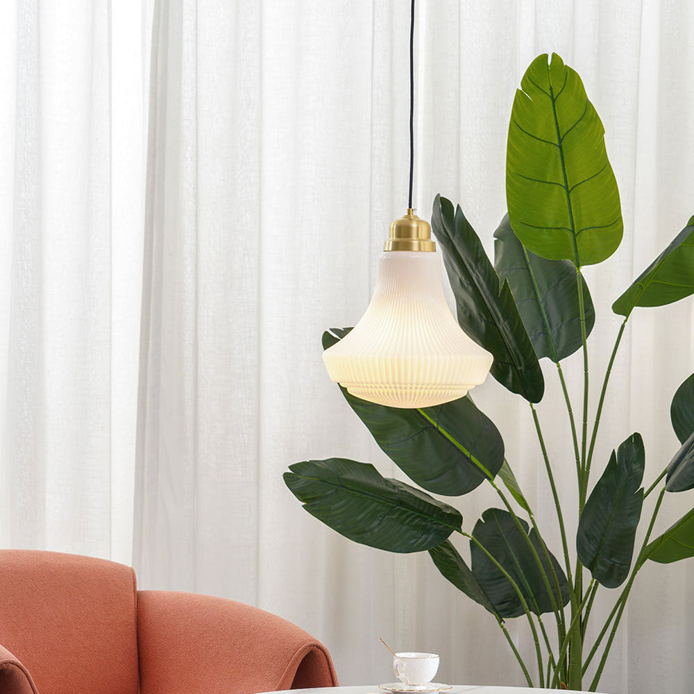 Valentina Suspension Rétro Métal Verre Salle à Manger Chambre à Coucher Salon - Neutralighting