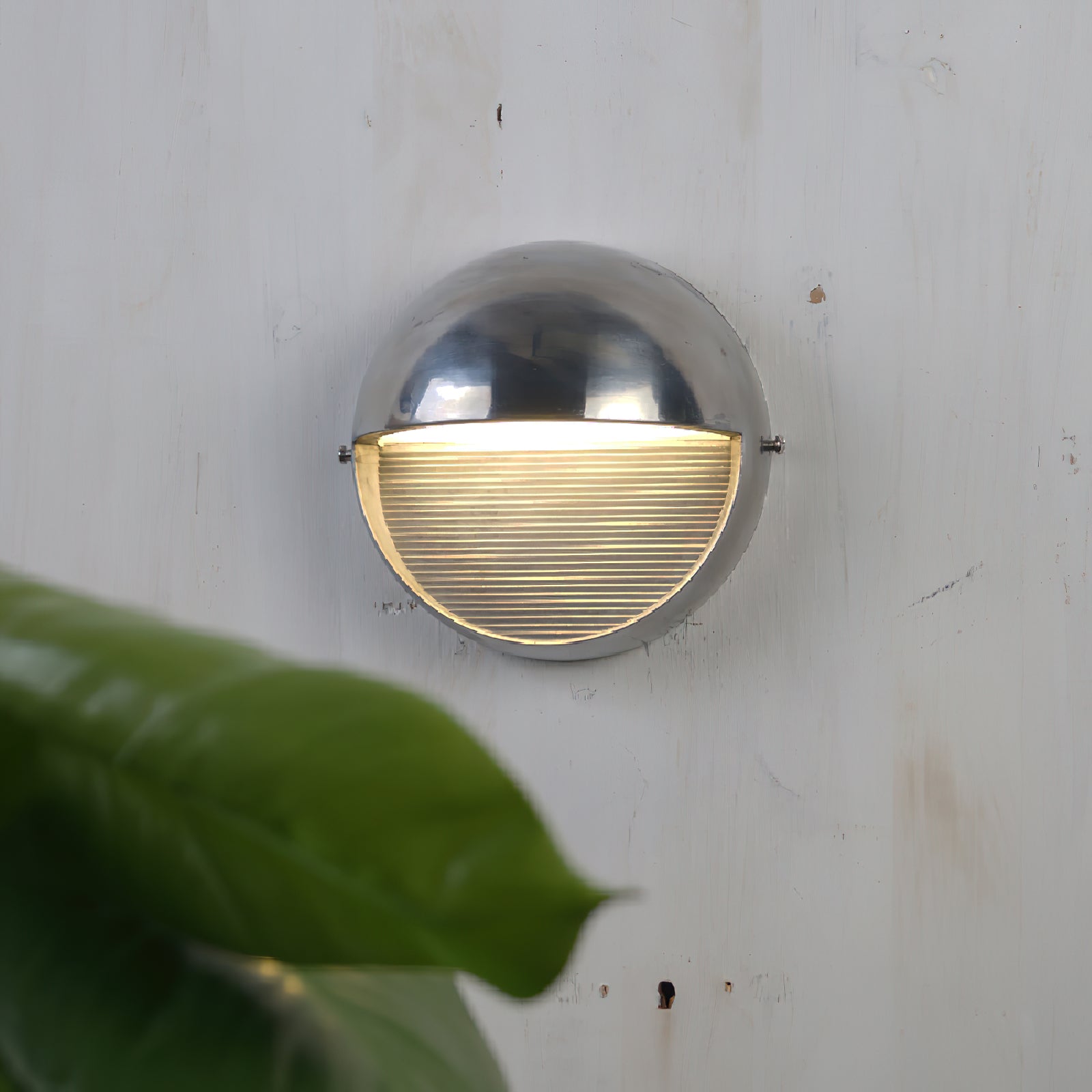 Avrinor Vintage Outdoor Metal Glass Wall Lamp - Lamp Copper