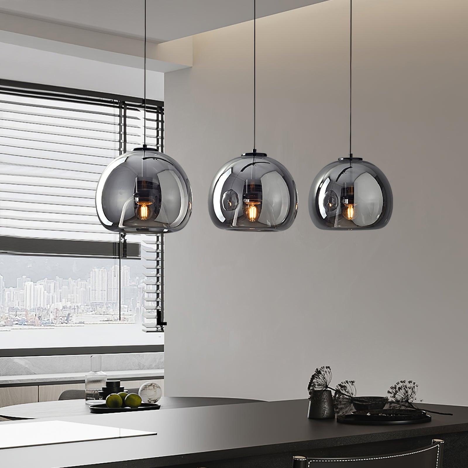 Avola Lampe Pendante Verre Minimaliste - Neutralighting