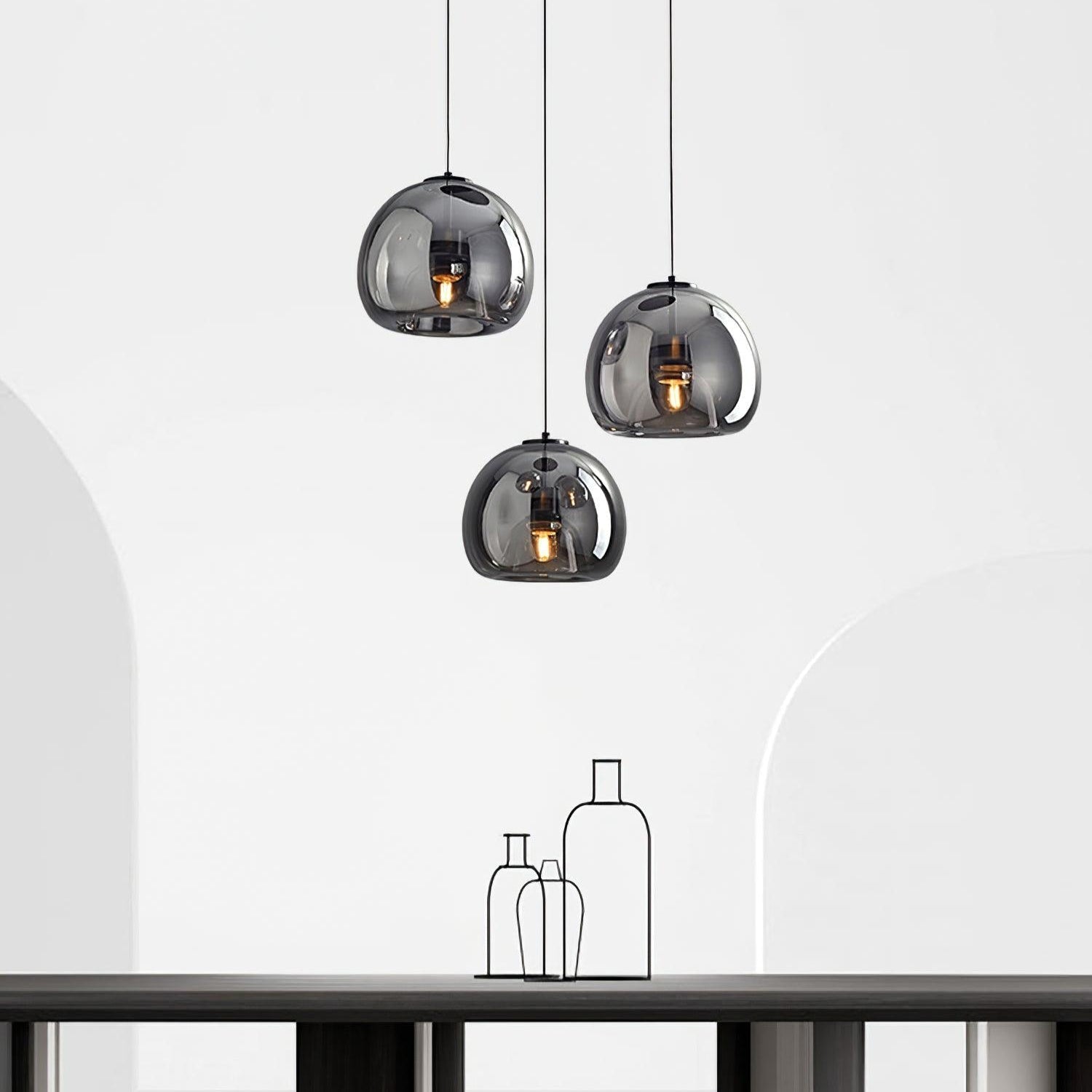 Avola Lampe Pendante Verre Minimaliste - Neutralighting