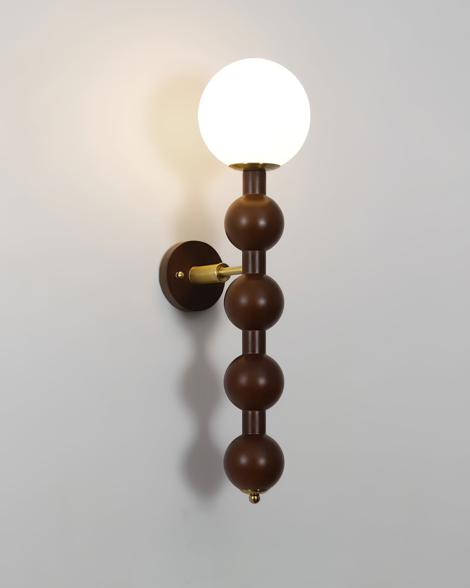 Novan Applique murale Gourd en bois et verre, style moderne - Neutralighting