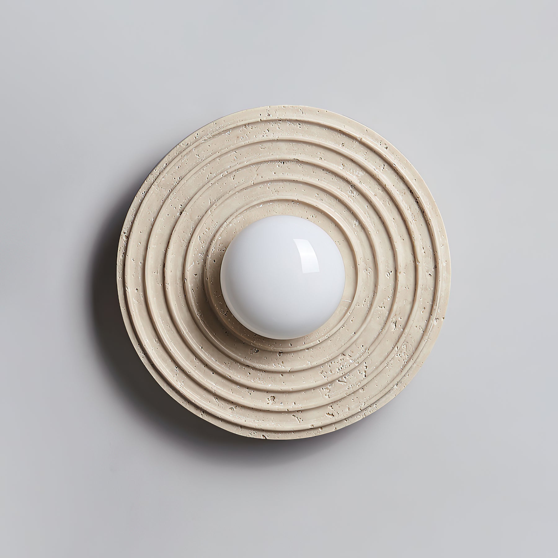 Ilorarae Modern Minimalist Travertine Wall Lamp - Lamp Copper