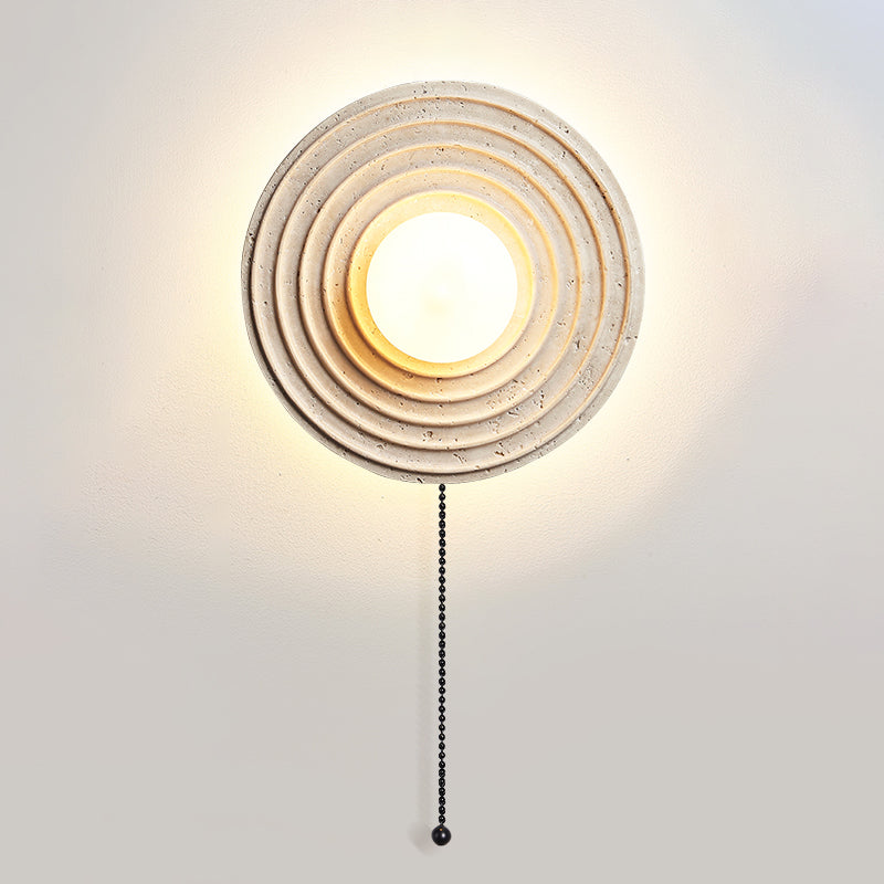 Ilorarae Modern Minimalist Travertine Wall Lamp - Lamp Copper