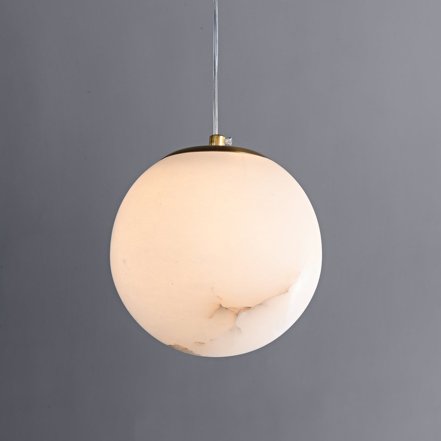 Esolisra Minimalist Alabaster Pendant Light - Letslighting