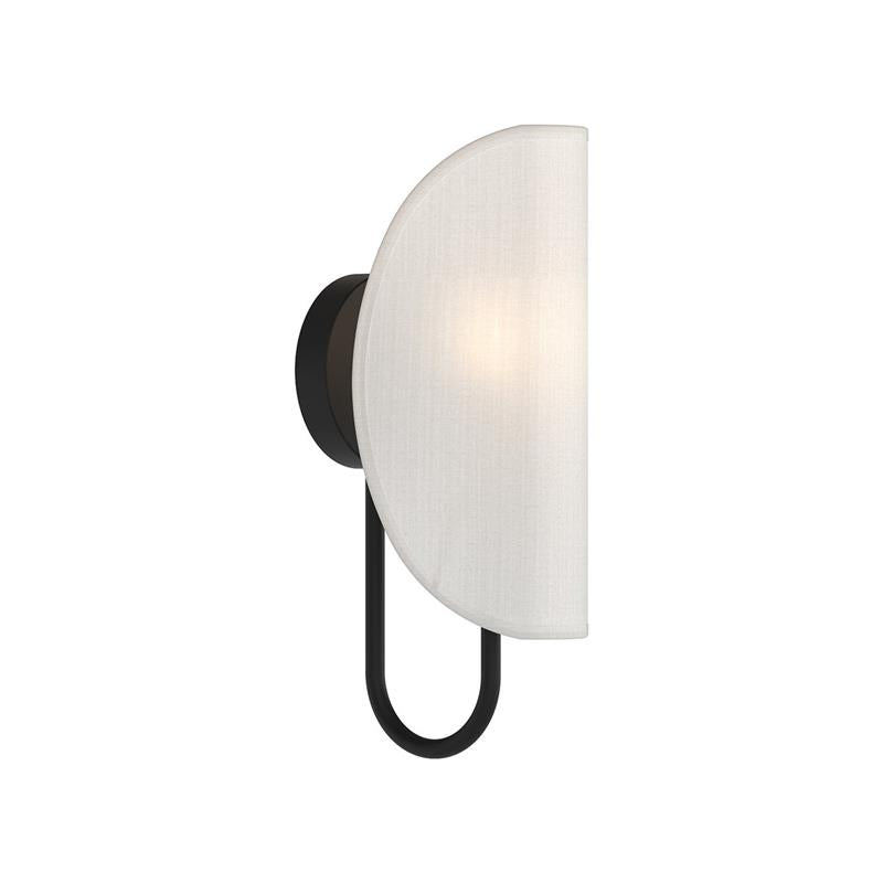 Arsorara Feuille Lampe Murale en Tissu et Laiton Moderne Minimaliste - Neutralighting