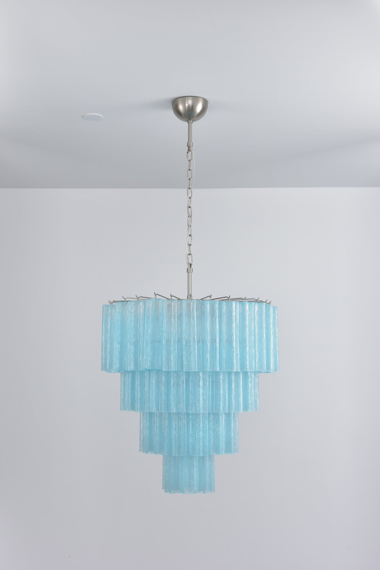 Aurora Chandelier Cascade Layered Glass Elegant Vintage - Letslighting