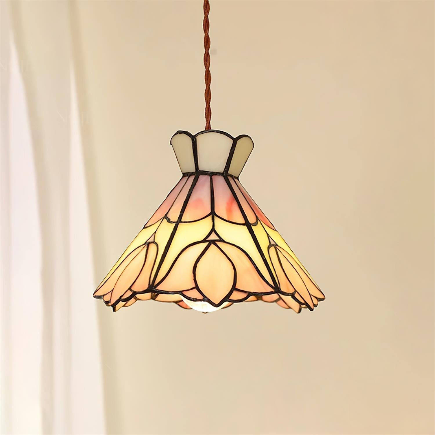 Rose Suspension Verre - Neutralighting