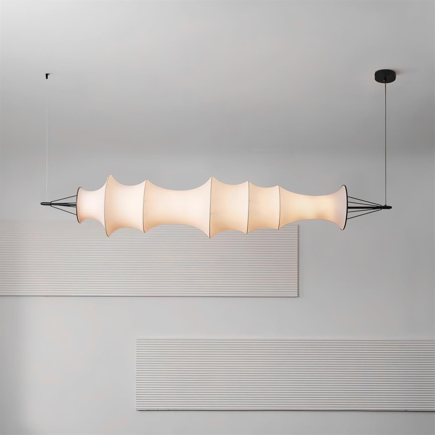 Decorfine Chandelier Sculptural en Soie - Neutralighting