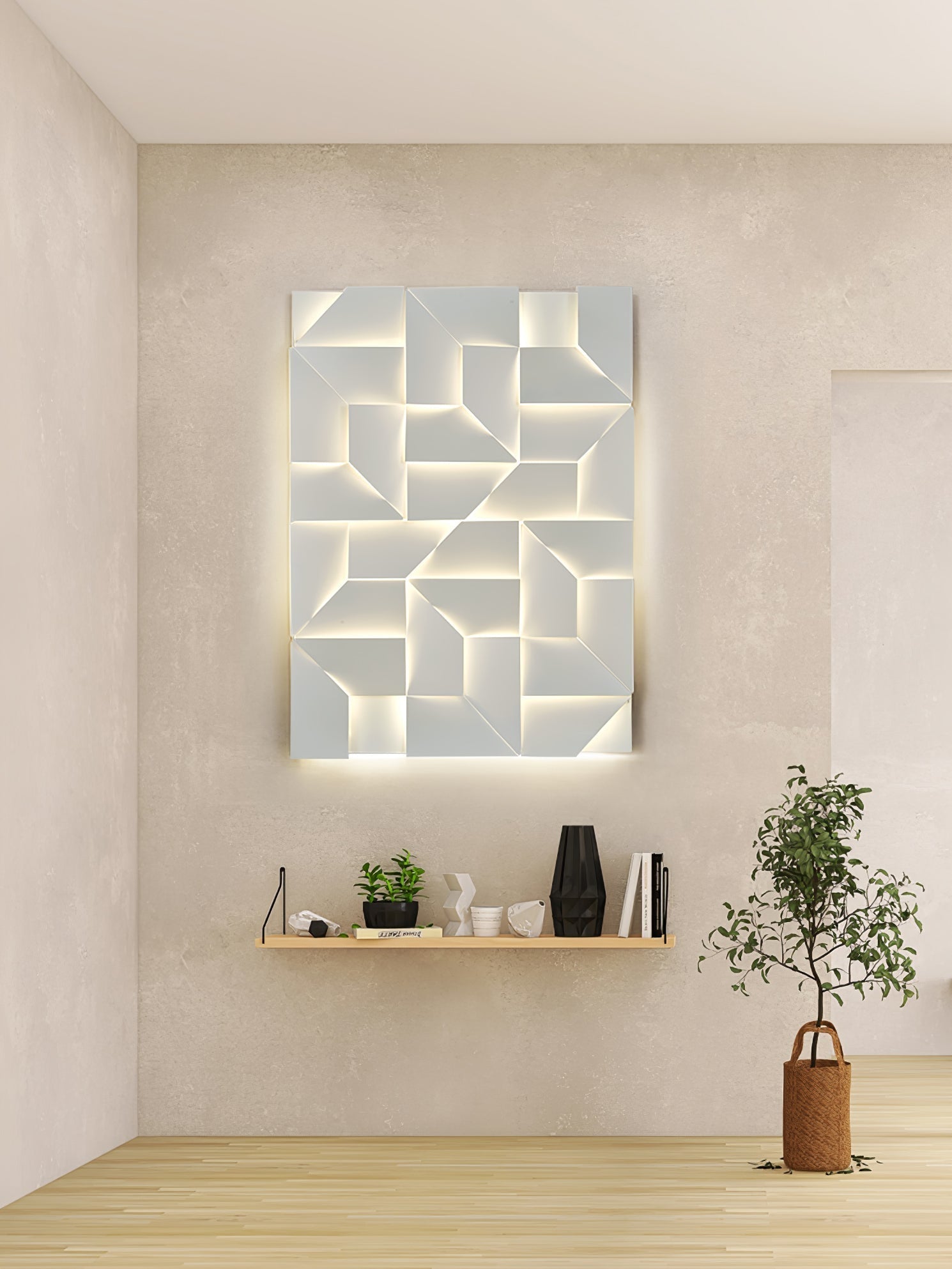 Kelsey Applique Murale Shadows Grand Sconce - Neutralighting