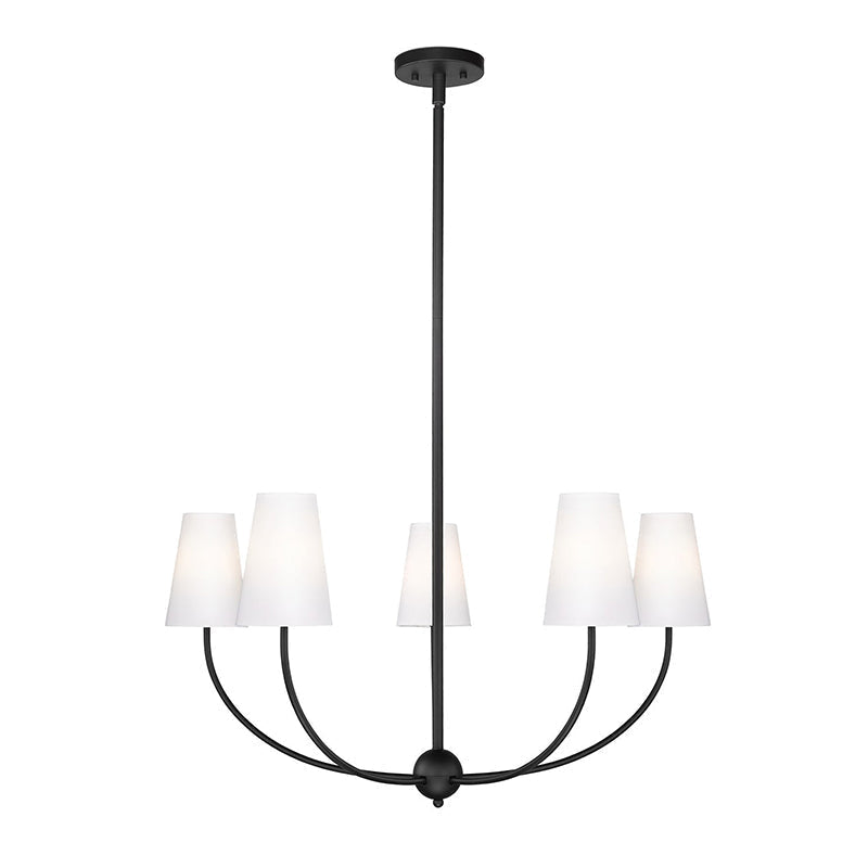 Vetheisra Vintage Industrial Brass Fabric Chandelier - Lamp Copper