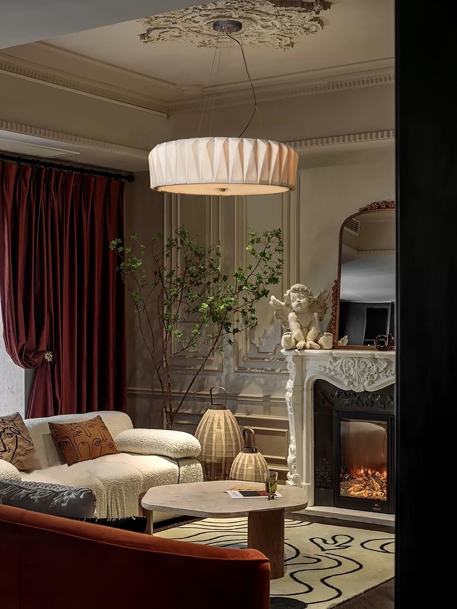 Vaeliora Côtes Céramique Suspension Lumière - Neutralighting