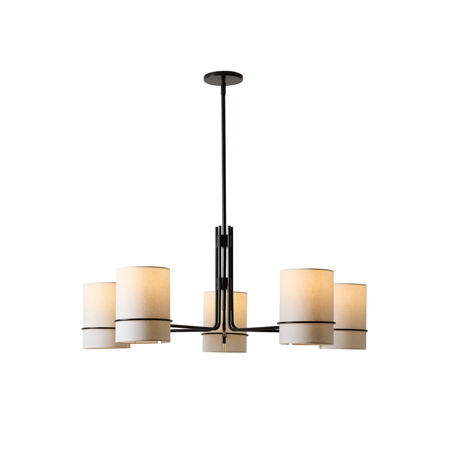 Eurvinel Premium Nordic Art Brass Fabric Chandelier - Lamp Copper