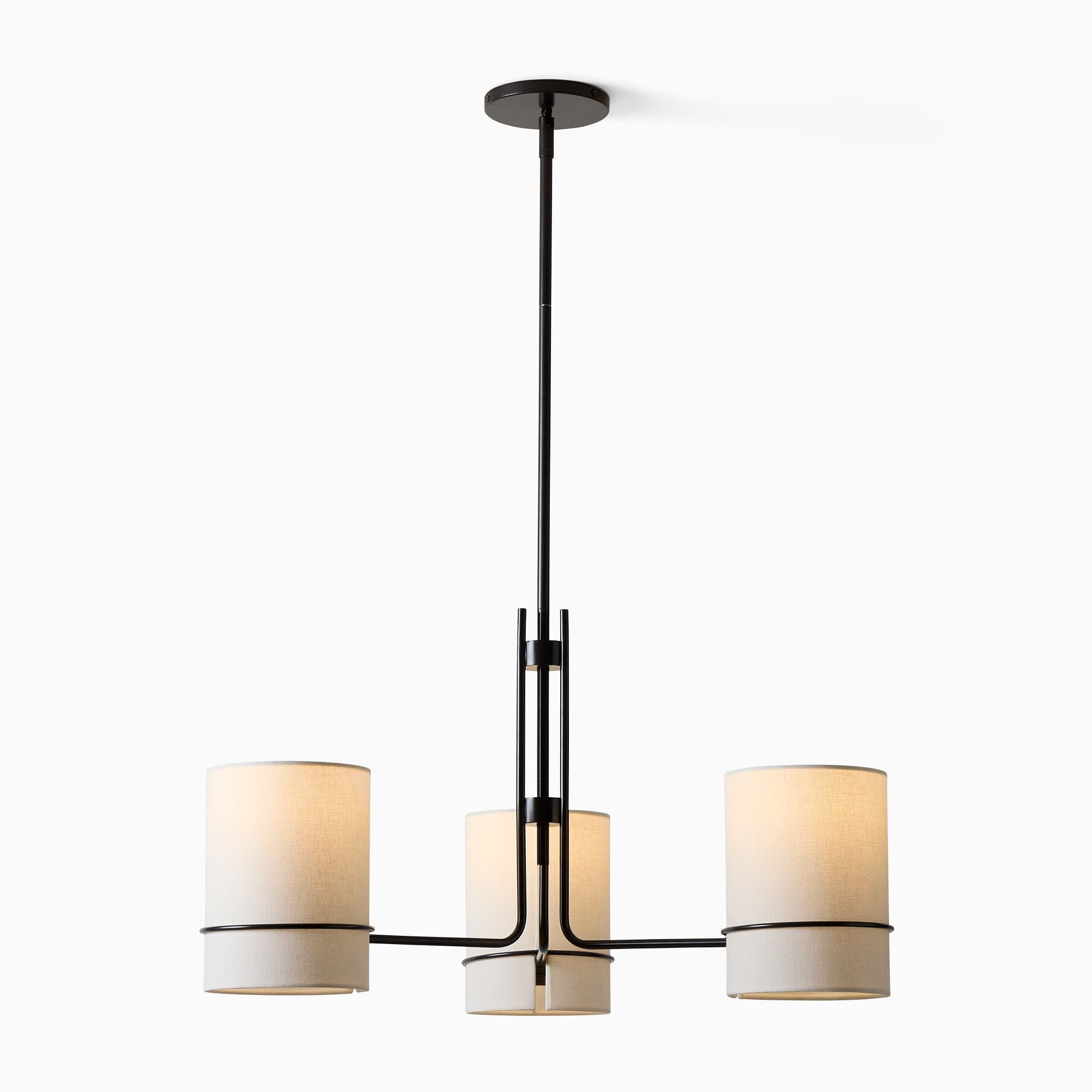 Eurvinel Premium Nordic Art Brass Fabric Chandelier - Lamp Copper