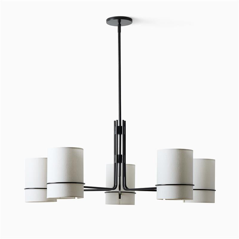 Eurvinel Premium Nordic Art Brass Fabric Chandelier - Lamp Copper