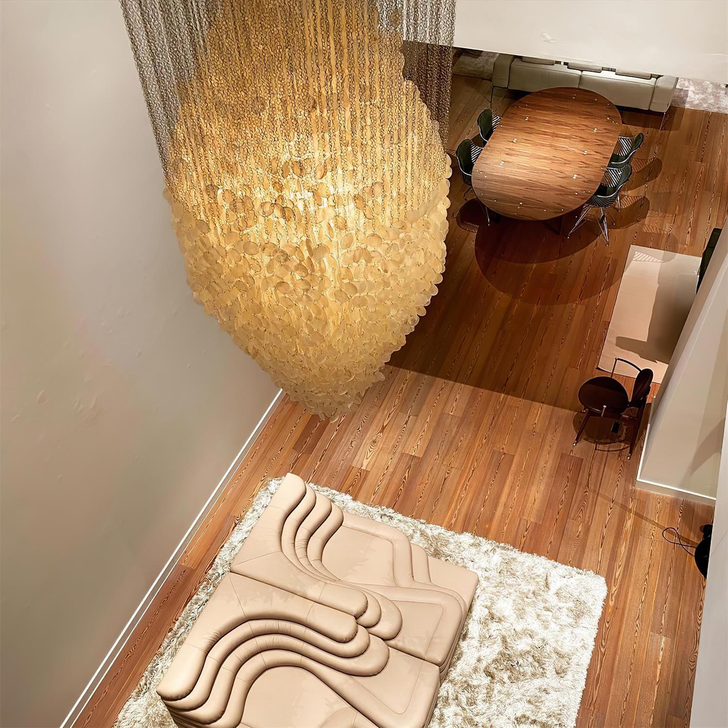 Shell Collection Luxury Metal Chandelier - Neutralighting