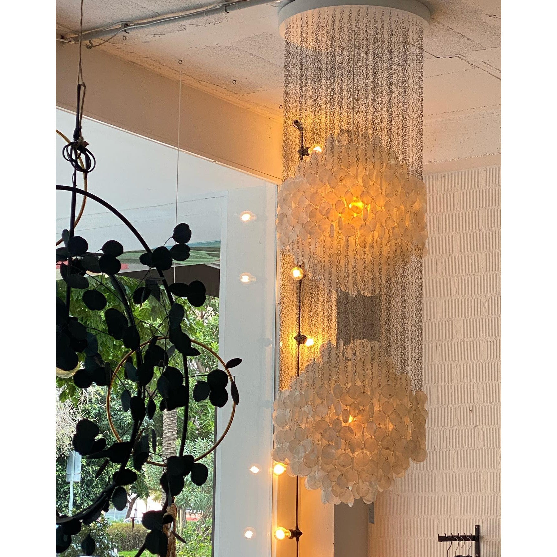 Idoris Postmodern Luxury Waterfall Metal Chandelier - Lamp Copper