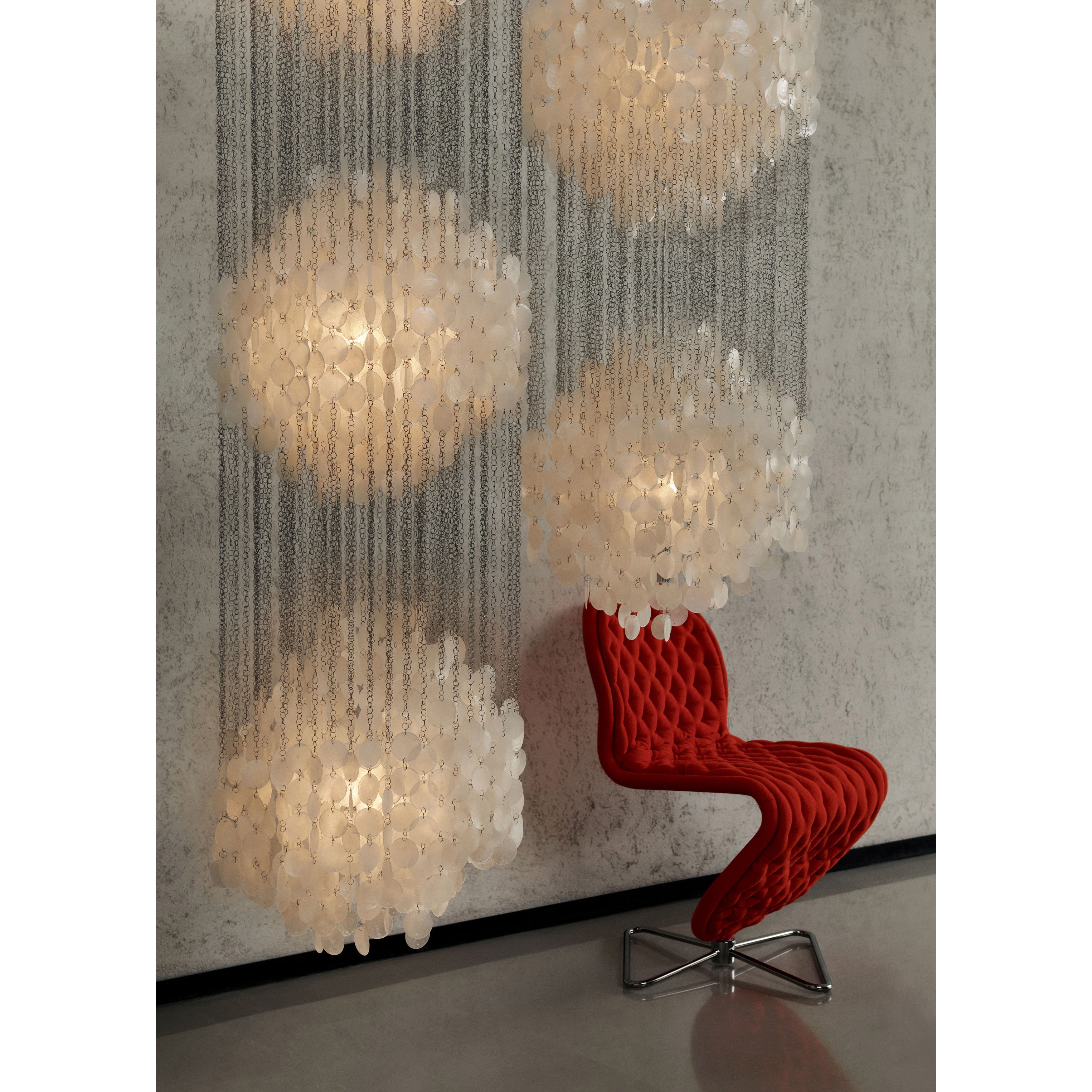 Idoris Postmodern Luxury Waterfall Metal Chandelier - Lamp Copper