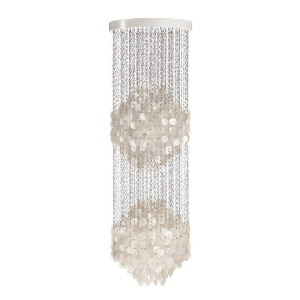 Idoris Postmodern Luxury Waterfall Metal Chandelier - Lamp Copper