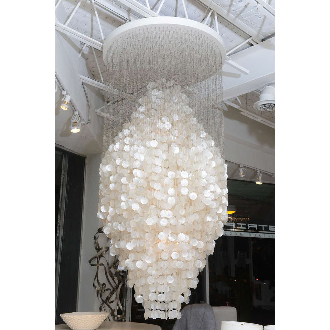 Idoris Postmodern Luxury Waterfall Metal Chandelier - Lamp Copper