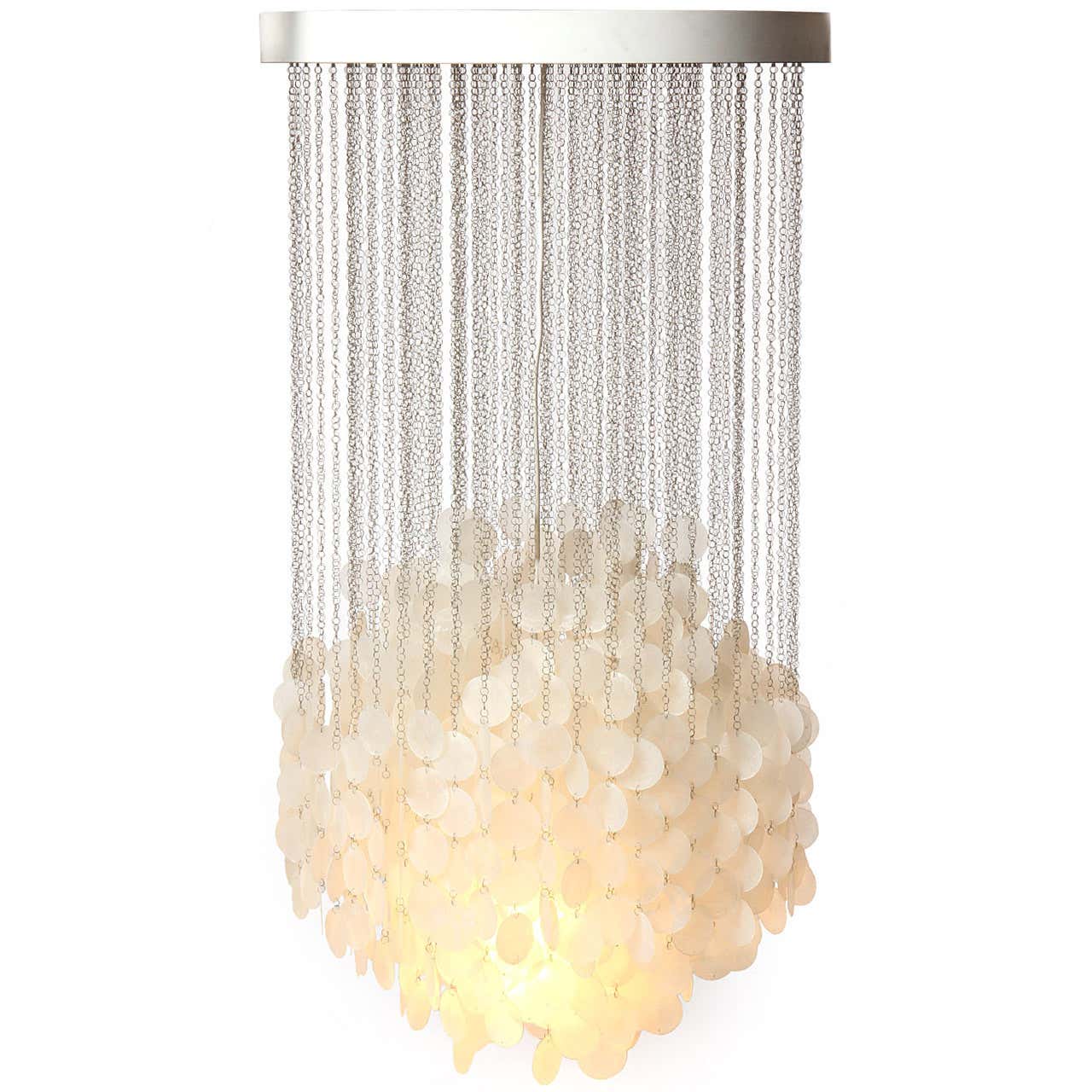 Idoris Postmodern Luxury Waterfall Metal Chandelier - Lamp Copper