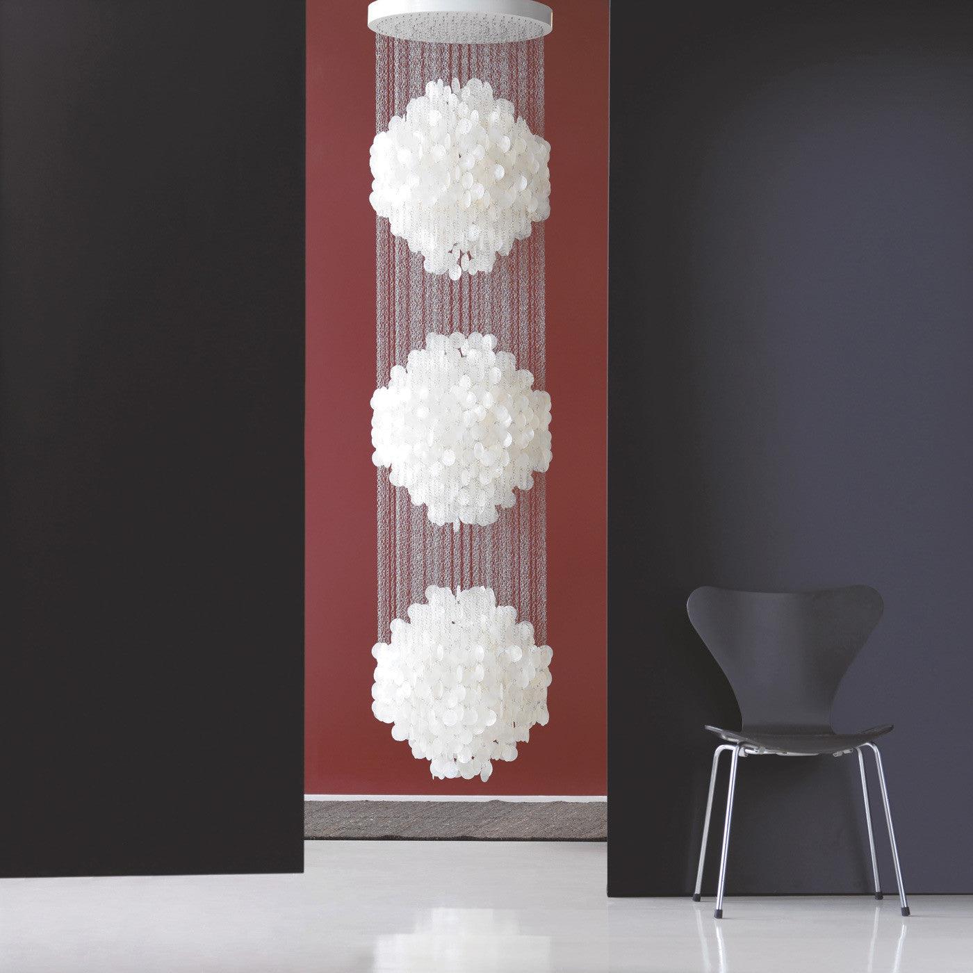Idoris Postmodern Luxury Waterfall Metal Chandelier - Lamp Copper