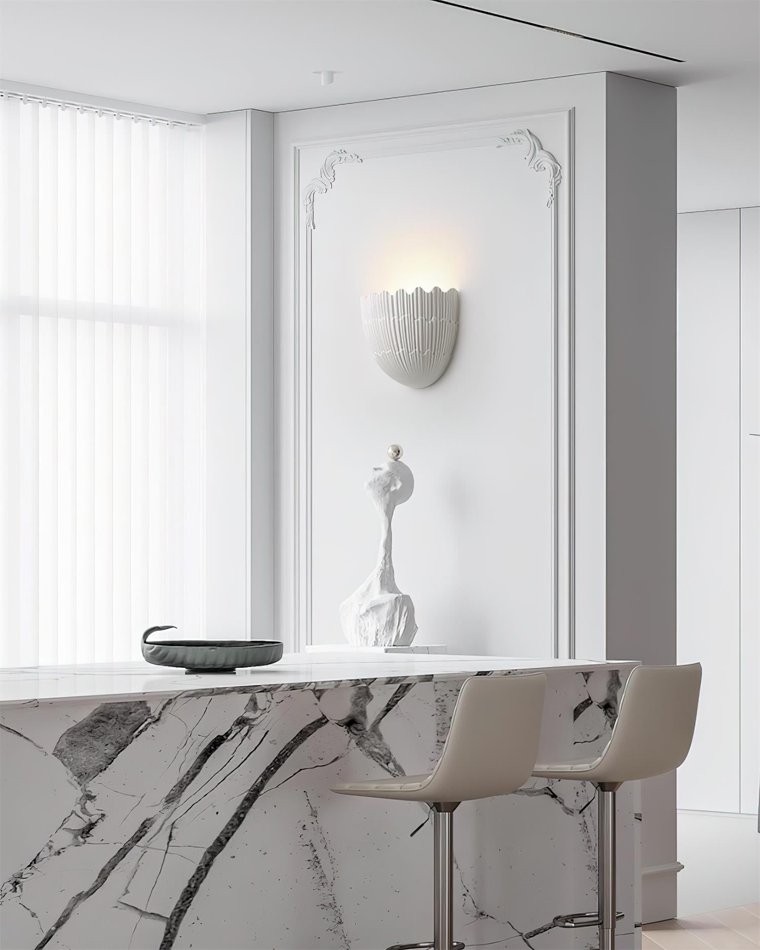 Shellora Applique Murale Shellora Vague Organique - Neutralighting