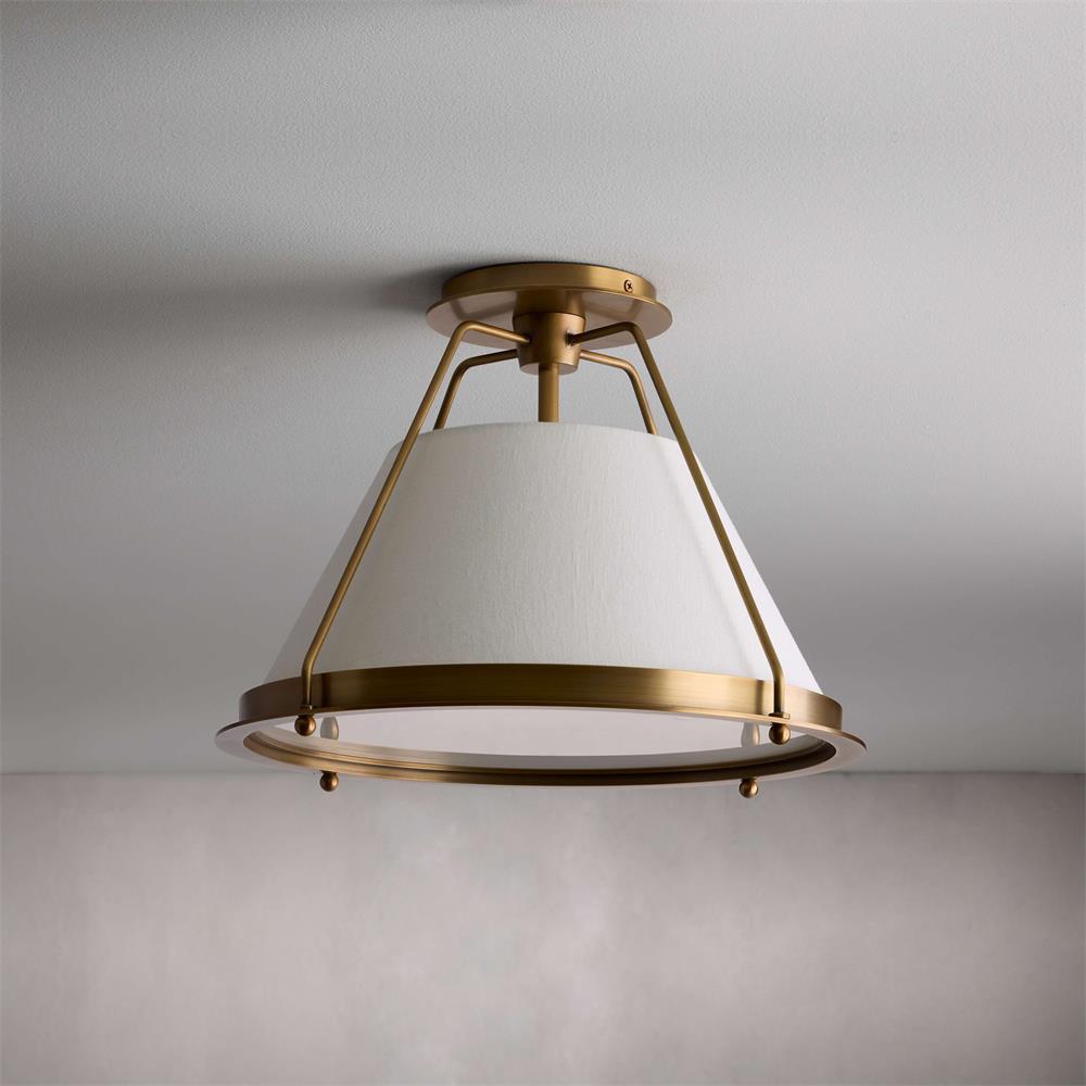 Ardennes Plafonnier en Tissu Style Industriel Vintage - Neutralighting