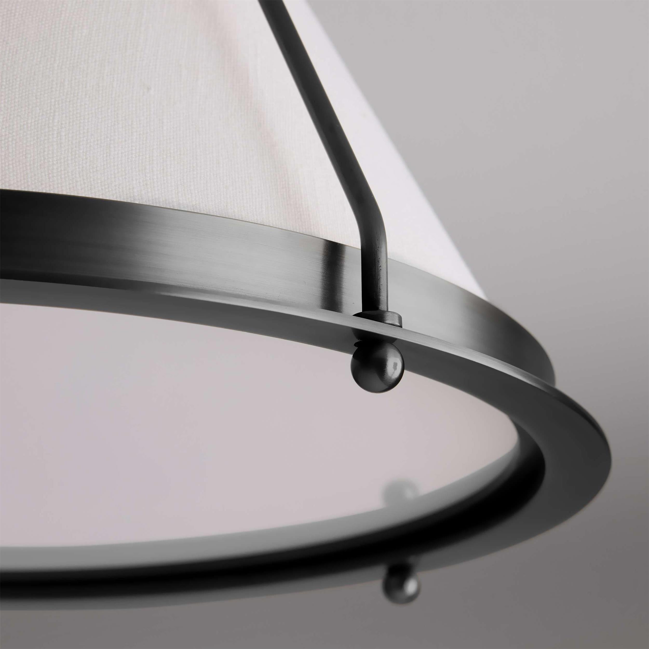 Ardennes Plafonnier en Tissu Style Industriel Vintage - Neutralighting