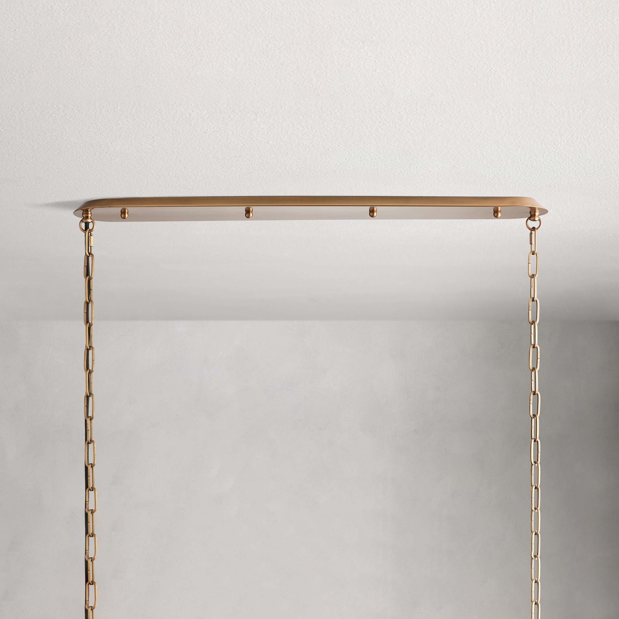 Lysilara Vintage Industrial Linear Fabric Chandelier - Lamp Copper